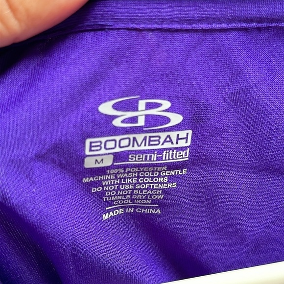 Boombah Quarter Zip Lightweight Semi Fitted Long Sleeve Women's Top Size Medium - Picture 8 of 8